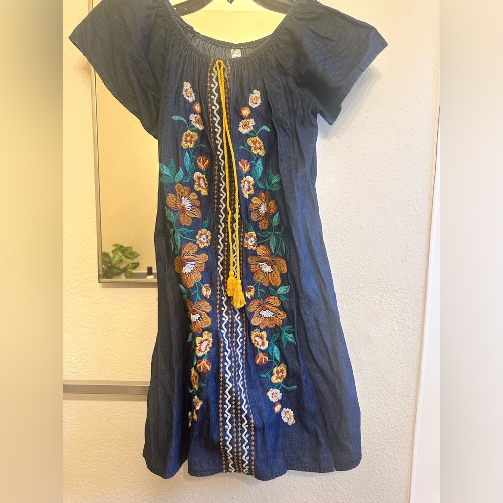 Authentic Mexican off the shoulder dress